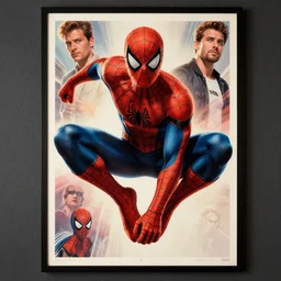 vintage spiderman poster by karol bak, james jean, tom bagshaw, rococo, sharp focus, trending on artstation, cinematic lighting, hyper realism, octane render, 8 k, hyper detailed.