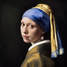 portrait of Jennifer Lawrence in the style of Girl with a Pearl Earring by Johannes Vemeer, oil painting, masterpiece, old master, grand master, symmetrical facial features, intricate, elegant, digital painting, concept art, smooth, sharp focus, illustration, from StarCraft by Ruan Jia and Mandy Jurgens and Artgerm and William-Adolphe Bouguerea, rule 34