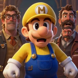 waluigi as a commando warrior with a shocked expression, looking at the camera, detailed, centered, digital painting, artstation, concept art, donato giancola, joseph christian leyendecker, wlop, boris vallejo, breathtaking, 8 k resolution, extremely detailed, beautiful, establishing shot, artistic, hyperrealistic, beautiful face, octane render, cinematic lighting, dramatic lighting, masterpiece