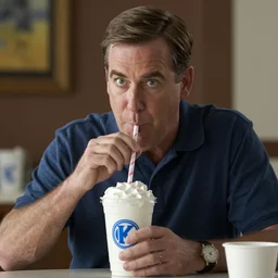 ted cruz zodiac killer drinking a slurpee, 8 k, hd, movie still