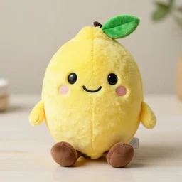 lemon plush toy, photo