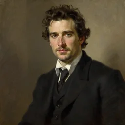 henry cavill, painting by enjolras delphin