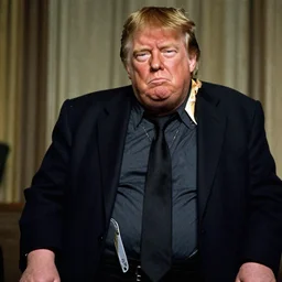 old and fat kurt cobain with trump