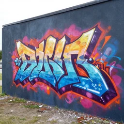 3 d graffiti art, dynamic perspective