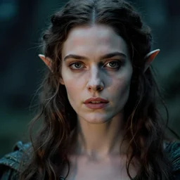 an emotionally intense dramatic portrait closeup 2 8 mm photograph by mert alas of morgan le fay, a powerful and ambiguous fae enchantress from the arthurian legends, gazing at the camera with an intelligent and knowing look, hasselblad f 1. 8 lens