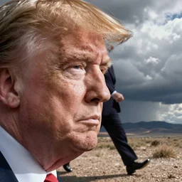 close up photo donald trump running ap news photo