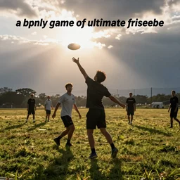 “ a photo of a game of ultimate frisbee ”