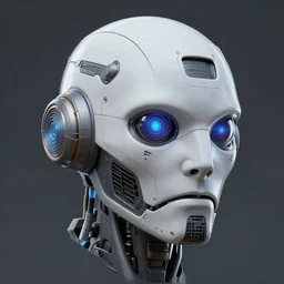 maximalist detailed scifi robot head portrait. lowbrow scifi artwork by kidsquidy ø - cult and subjekt zero. ray tracing hdr polished sharp in visionary psychedelic fineart style inspired by ben ridgway and igor goryunov