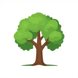 high quality iconic vector logo for a tree company