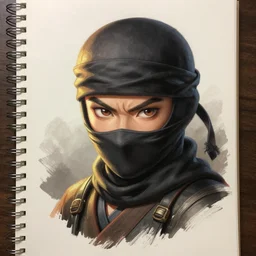 asset sheet, material study, ( chibi caricature ) ninja monk by mark ryden