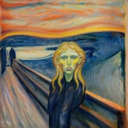 Medusa by Edvard Munch