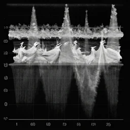 a sonogram of birds singing