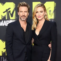 tom green and cameron diaz at the mtv music awards, ultra realistic