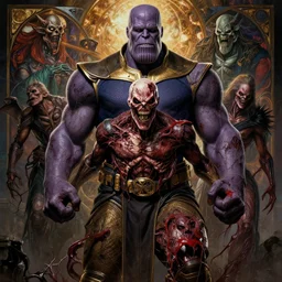 the platonic ideal of it ( 2 0 1 7 film ) of cletus kasady ultimate carnage thanos dementor doctor manhattan chtulu nazgul, detailed, intricate, hyperrealism, intense, scary, decay, dmt, art by brock hofer and artgerm and greg rutkowski and alphonse mucha