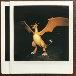 1 9 5 0 s polaroid picture of moltres