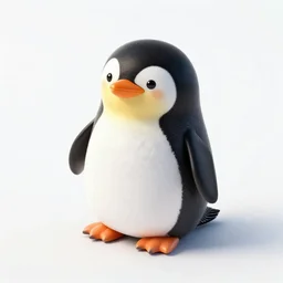 a penguin made of sushi