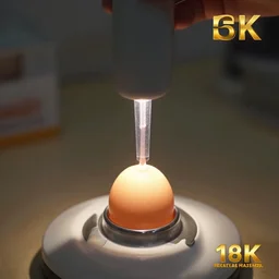 photo of egg candling, 8k