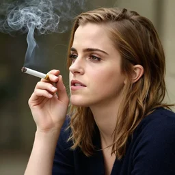 emma watson smoking cigarrete