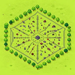 isometric battle map of a western prairie, fft, tactics, pixel art