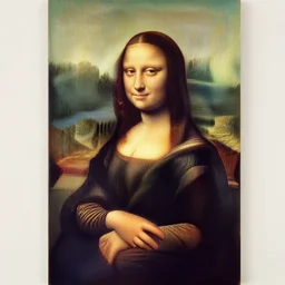 an improved painting of the Mona Lisa