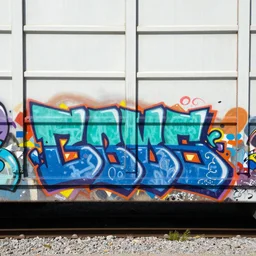graffiti on a boxcar