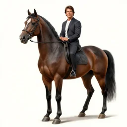 horse man hybrid, tom cruise, majestic matte painting, by Beeple, Gustave Dore, Artstation, CGsociety