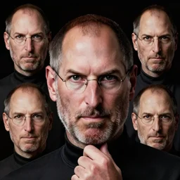 detailed portrait of steve jobs by rudolf ernst, john frederick lewis, jean - leon gerome, rudolf weisse, david roberts, charles theodore frere, alfred dehodencq, orientalism