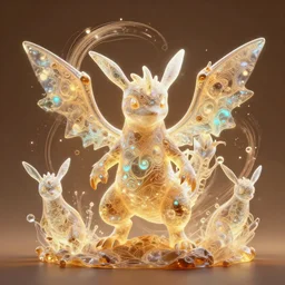 ( rock pokemon ) creature creature in a alaska, warm tones, bioluminescent bioluminescent translucent translucent : by michal karcz, daniel merriam, victo ngai and guillermo del toro : ornate, dynamic, particulate, intricate, elegant, highly detailed, centered, artstation, smooth, sharp focus, octane render, 3 d