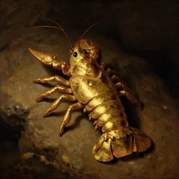 isopod king dutch golden age painting, chiaroscuro, dramatic lighting