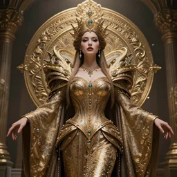queen of heaven, ornate and intricate, stunning, surreal, 4 k cinematic octane render