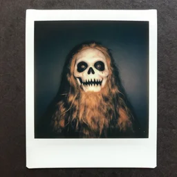 a polaroid of the scariest monster ever depicted, 1 9 7 4