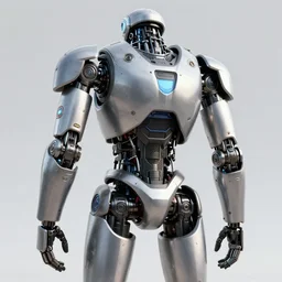 a robotic armor, we can see its wore by someone else, photorealistic 3 d octane render, unreal engine