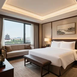 a room in a 5 star suite in Beijing in 1800