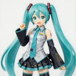 a painting of hatsune Miku Nendoroid by Rembrandt, hatsune Miku by Rembrandt, masterpiece painting