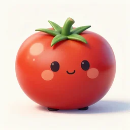 cute detailed tomato illustration, drawing, cute, aesthetic, matte painting, art, artistic, detailed, vibrant, colorful, octane render, 8 k, hd, 4 k
