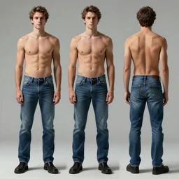 full body views portrait of tyler posey wearing jeans. detailed face and clothes, concept art, intricate, highly detailed 8 k, smooth, sharp focus, handsome and aesthetic shape of face and body, artgerm, artstation, art by zexi guo and nira and junpei suzuki and gharliera and rinotuna