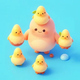 isometric chubby 3 d game props, with detailed, clean, cartoon, octane render, unreal engine, artgerm, artstation