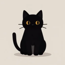 cat is the essence of all, a simple vector based illustration, by ross tran, artgerm