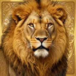 majestic lioness queen as a beautiful woman. d & d, portrait, highly detailed, digital painting, trending on artstation, intricate details, energetic mood, golden ratio composition, concept art, sharp focus, illustration, art by artgerm and greg rutkowski and alphonse mucha and magali villeneuve, 8 k, 4 k,
