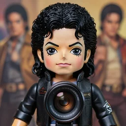 closeup of a neca toy michael jackson, depth of field, zeiss lens, detailed, symmetrical, centered, fashion photoshoot, by nicoletta ceccoli, mark ryden, lostfish, earl nore, hyung tae, frank frazetta, breathtaking, 8 k resolution, extremely detailed, beautiful, establishing shot, artistic, hyperrealistic, octane render