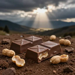 chocolate vanilla peanut fudge