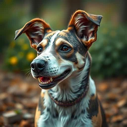 super beautiful cute mongrel dog intricate artwork by tooth wu and wlop and beeple, greg rutkowski, very coherent symmetrical artwork, cinematic, hyper realism, high detail, mutt, cur, octane render, unreal engine, 8 k, vibrant colors, smooth gradients, high contrast, depth of field, aperture f 1. 2