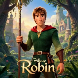 disney robin hood movie poster, cgi, cinema, realistic