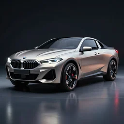 product photo of 2 0 3 0 bmw - 8 concept pickup truck, cyberpunk, 4 k, concept art