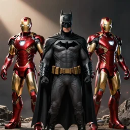 batman from the justice league as ironman from the avengers movies