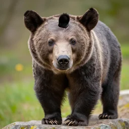 a photo of a hairless bear