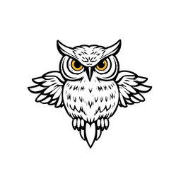owl logo draw 8 k