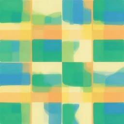 a minimalistic colourful pattern in style of miyazaki
