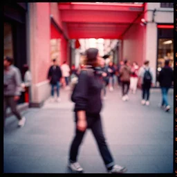 Candid Street Photography. Lomography Lobster Redscale 200