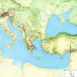 map of the nuragic civilization by emily garfield - n 4